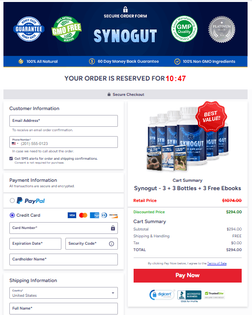 Synogut order